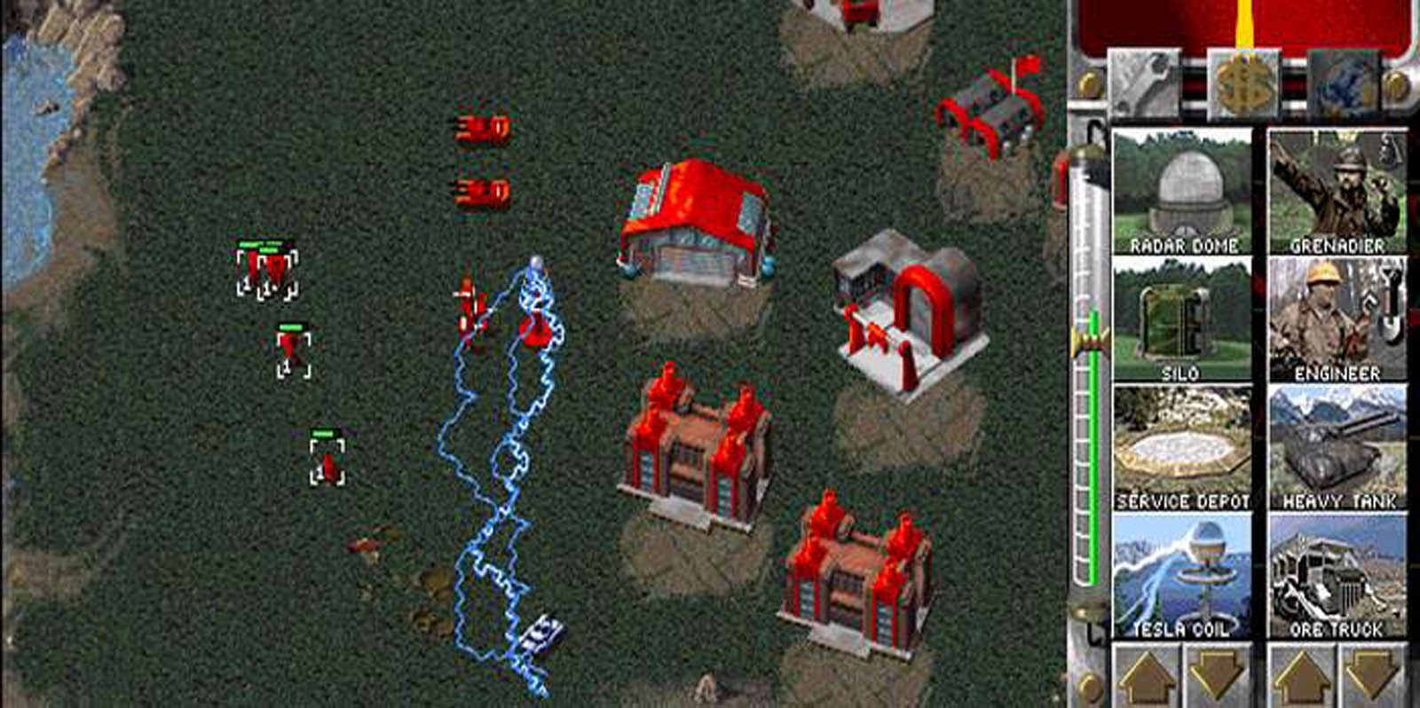 Tesla coils in Command and Conquer screenshot